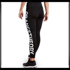 Orangetheory Fitness Logo Leggings Black Size S